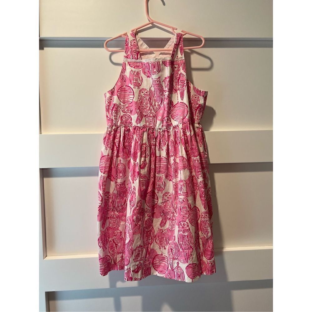 Lilly Pulitzer white label Night owl dress size 6x